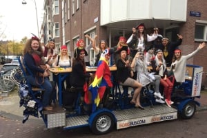 Amsterdam: tour condiviso in bici con birra