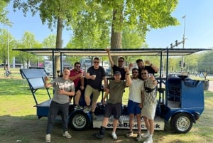 Amsterdam : visite à vélo festif partagé avec bière