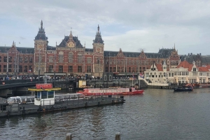 Amsterdam strandutflykt: Highlights promenad & kanal kryssning