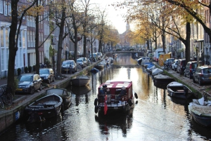 Amsterdam: Paseo en barco por el canal para grupos pequeños, bebidas y aperitivos incluidos