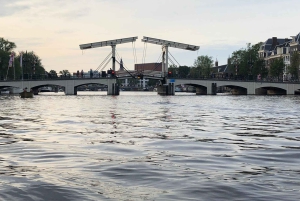 Amsterdam: Paseo en barco por el canal para grupos pequeños, bebidas y aperitivos incluidos