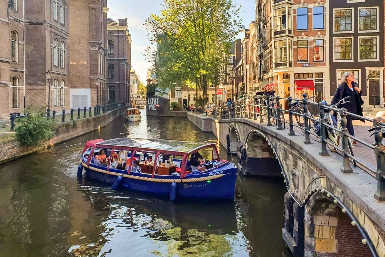 Amsterdam: Crucero en barco por la ciudad de Smoke and Lounge
