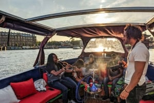 Amsterdã: Passeio de barco pela cidade para fumar e relaxar
