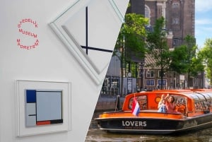 Amsterdam: Stedelijk Museum and 1-Hour Canal Cruise