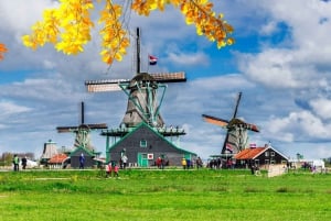 Amsterdam to Zaanse Schans Windmills, Volendam & Edam by Car