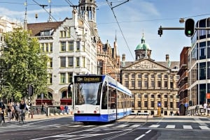 Amsterdam: Rejsebillet til 1-3 dage med lufthavnstransport