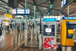 Amsterdam: Rejsebillet til 1-3 dage med lufthavnstransport