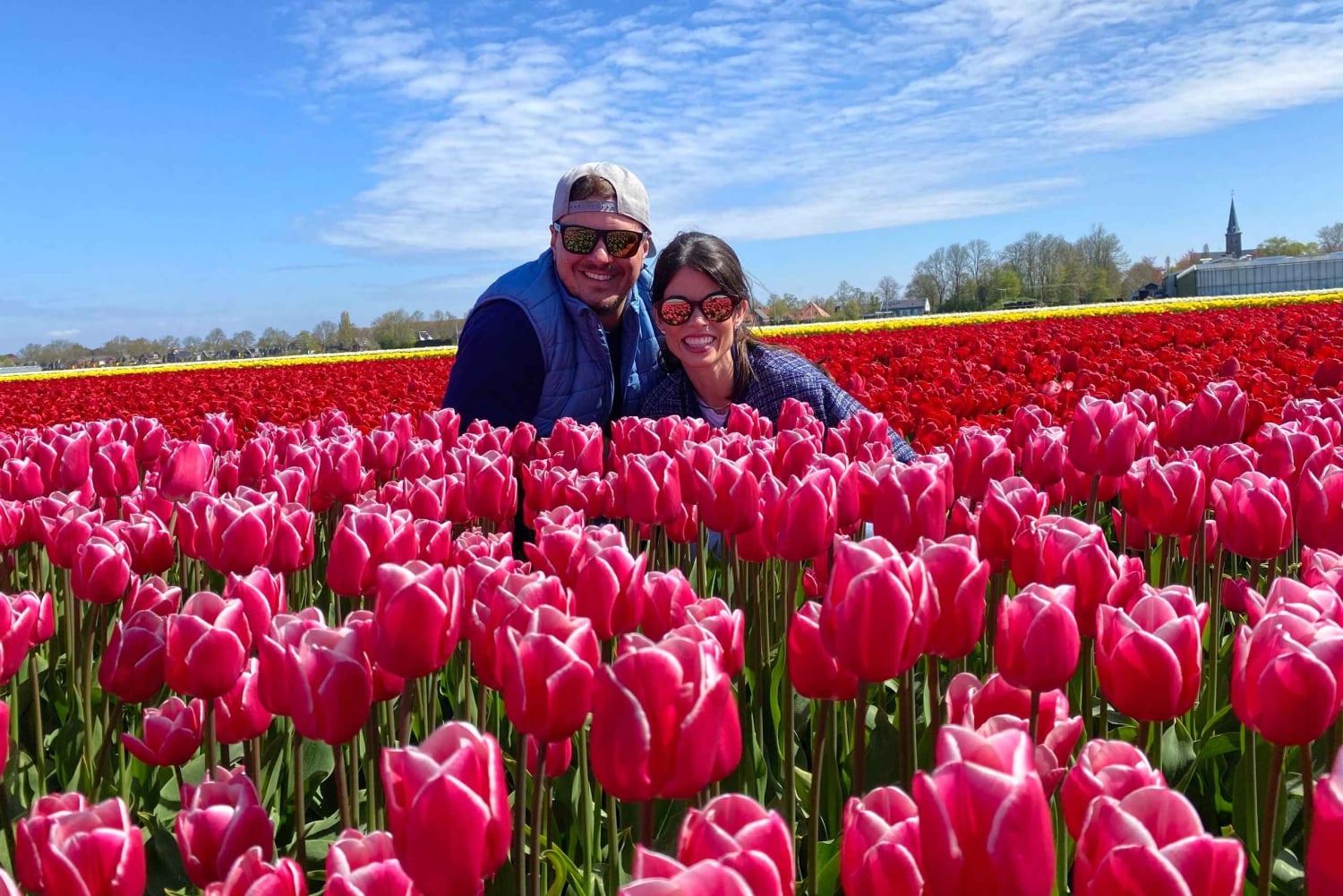 Amsterdam: Excursión de un Día a los Campos de Tulipanes con Almuerzo y Molino de Viento