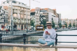 Amsterdam: Ubegrænset internet i EU med eSIM-mobildata