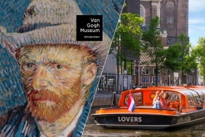 Amsterdam: Van Gogh Museum Ticket & Canal Cruise