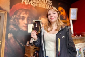Amsterdam: Van Gogh of Rembrandt AI-portretfoto-souvenir