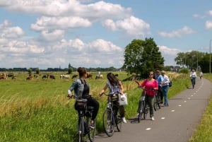 Amsterdam : Visite à vélo de la campagne avec moulins à vent, fromages et sabots