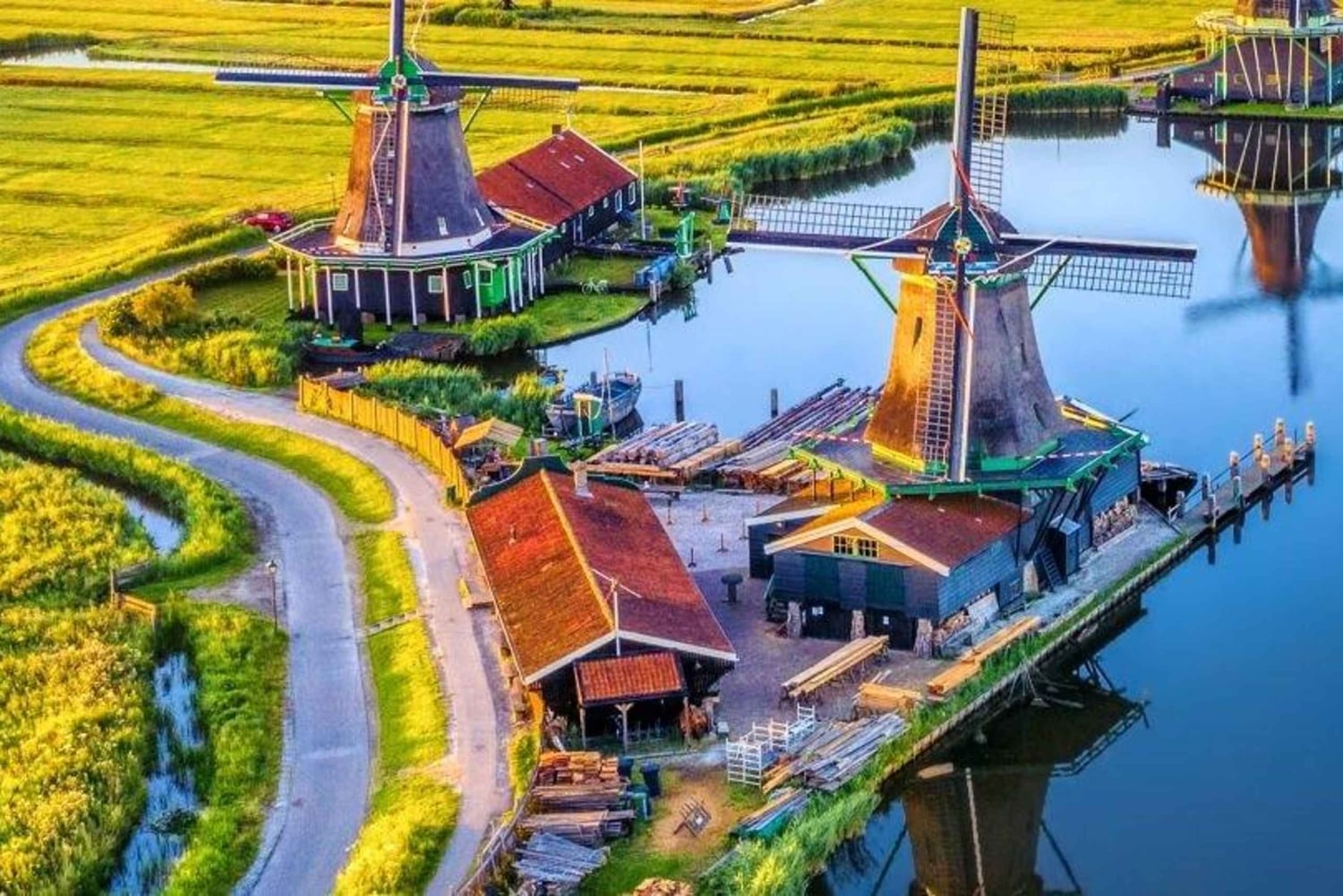 Amsterdam: Vindkvarnsbyn & Giethoorn privat tur med bil