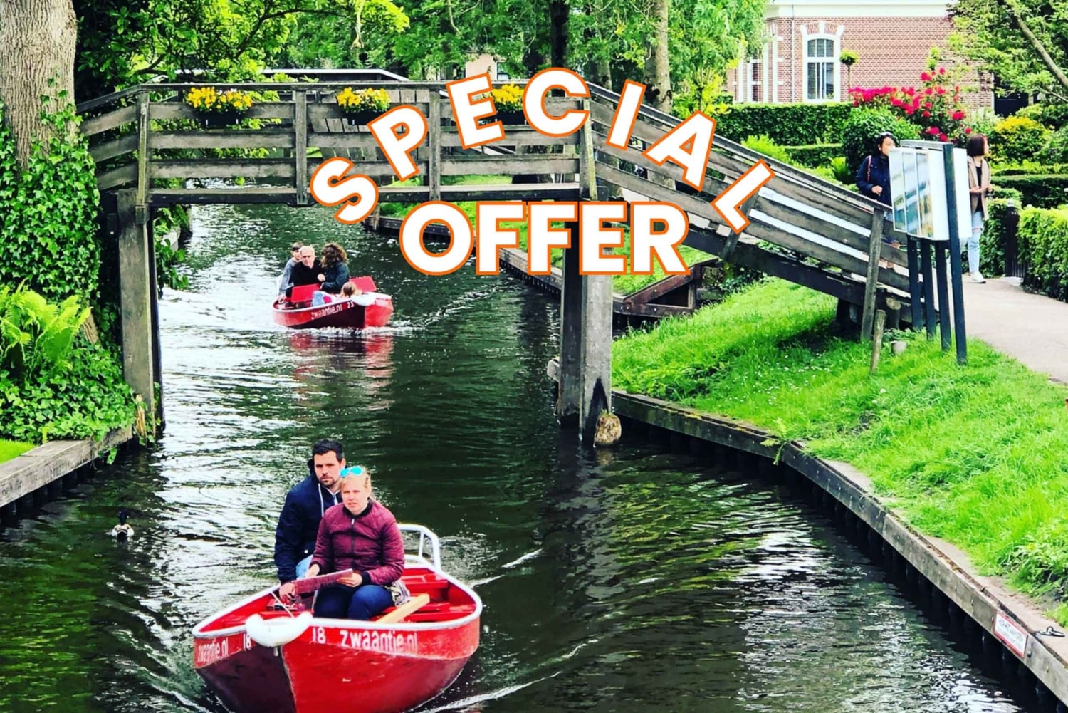 Amsterdam: Guidet kombinationstur til Zaanse Schans og Giethoorn