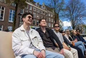 Amsterdam: City Highlights Small Boat Canal Cruise with host