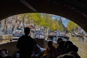 Amsterdam: City Highlights Small Boat Canal Cruise with host