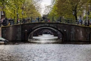 Amsterdam: City Highlights Small Boat Canal Cruise with host