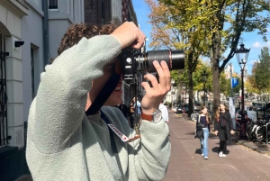 Immortalisez l'Amsterdam emblématique : promenade photo avec un photographe professionnel