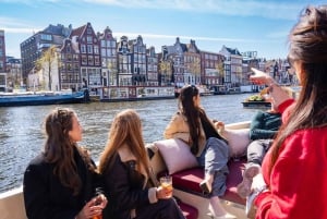Экскурсия по Амстердаму на лодке с сыром и напитками, все включено