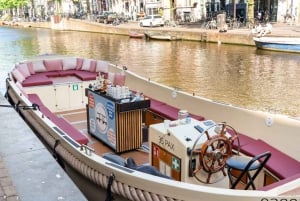 Экскурсия по Амстердаму на лодке с сыром и напитками, все включено