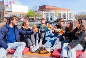 Экскурсия по Амстердаму на лодке с сыром и напитками, все включено