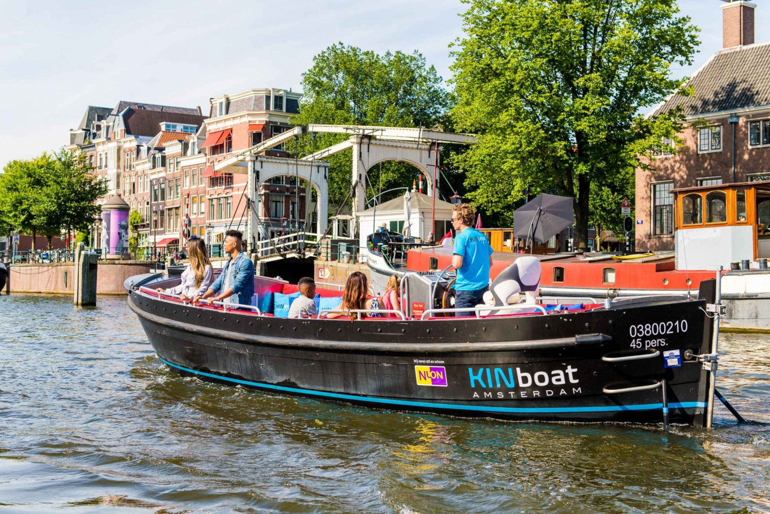 Amsterdam: Open Boat Cruise Central Station - 60 minutes