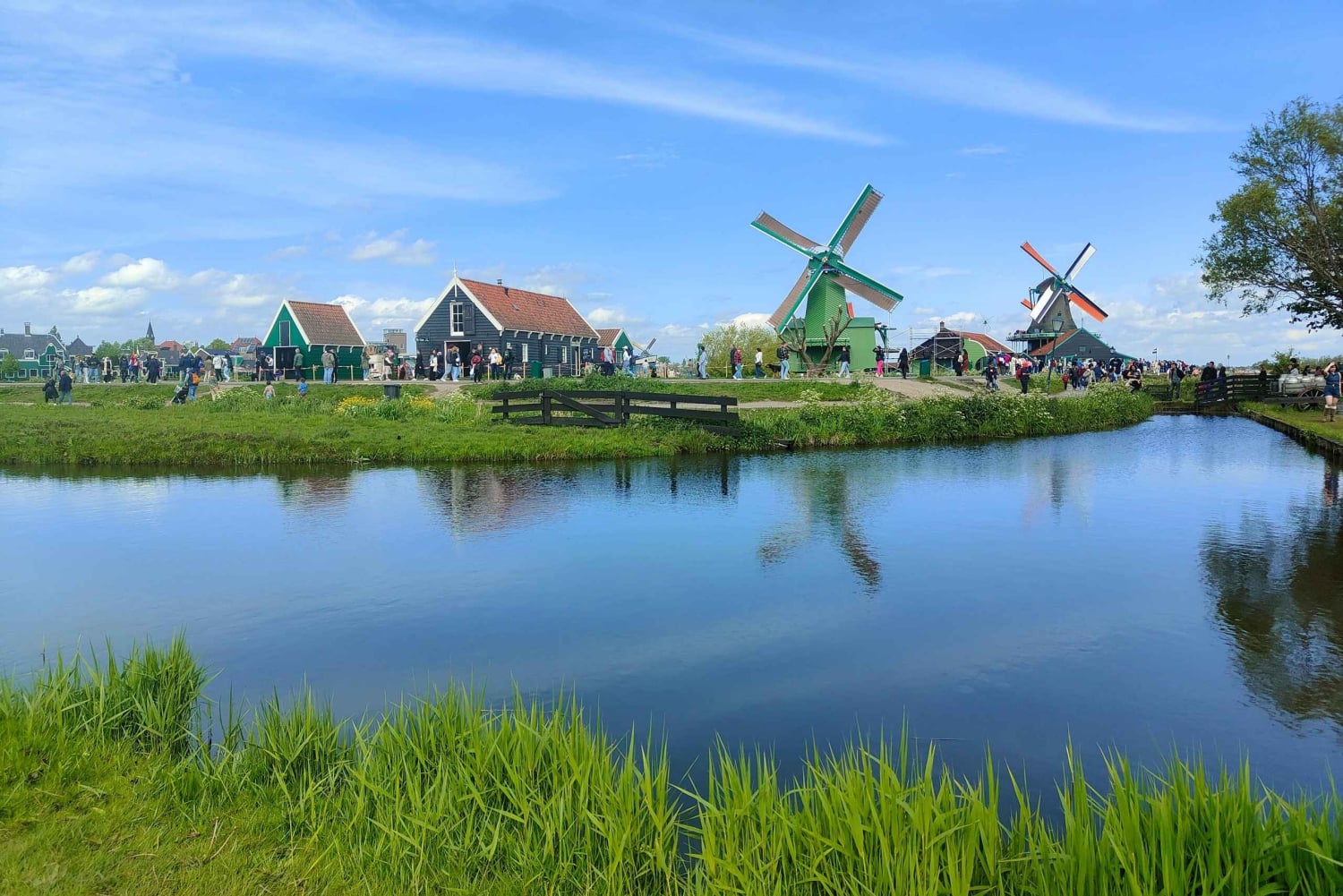 Utflykt från Amsterdam till väderkvarnarna i Zaanse Schans