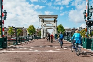 Amsterdã: City Highlights Bike Tour com cruzeiro guiado opcional