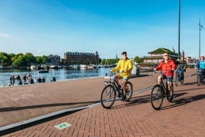 Amsterdam: Tour in bicicletta dei punti salienti della città con crociera opzionale