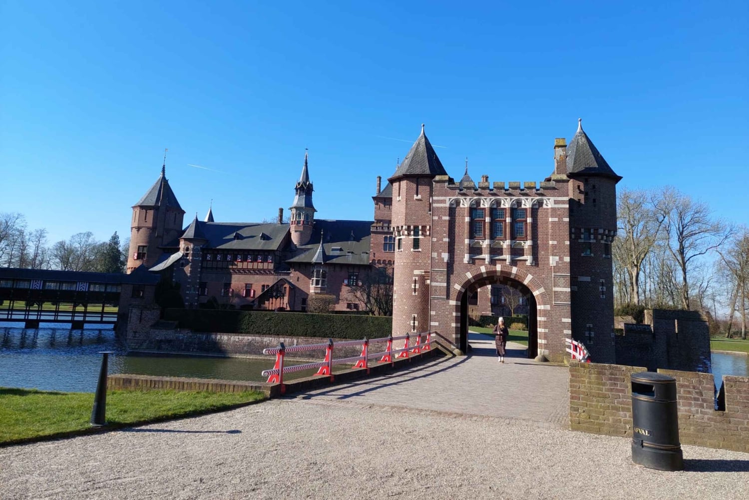 Z Amsterdamu: wycieczka z przewodnikiem po zamku De Haar