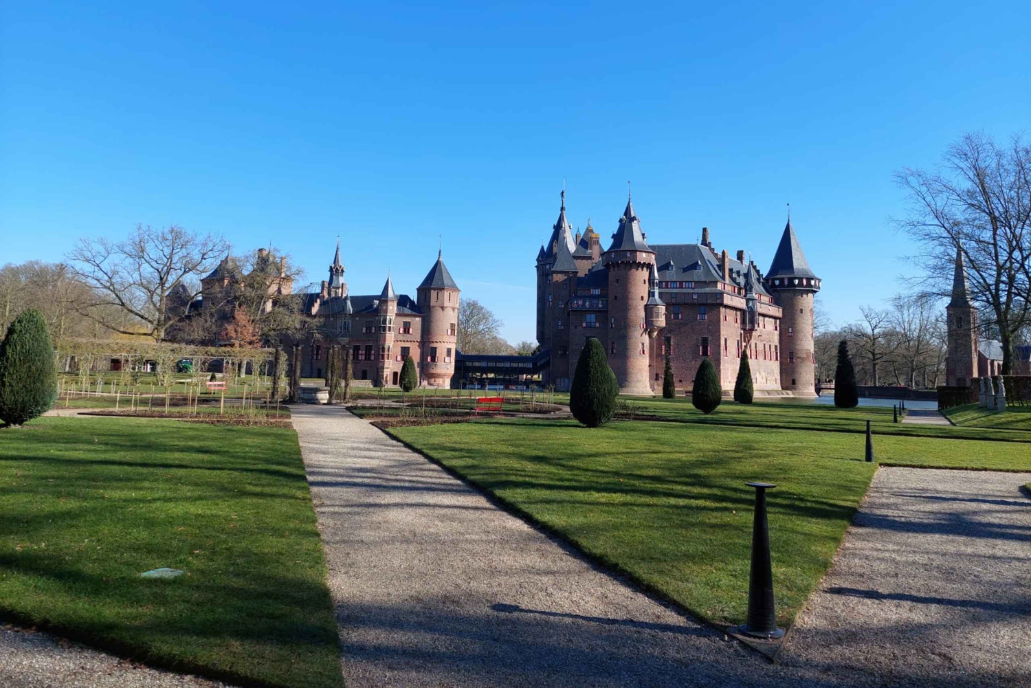 Z Amsterdamu: wycieczka z przewodnikiem po zamku De Haar