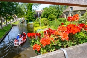 Amsterdam: Dagsutflykt, båttur och rundvandring i Giethoorn