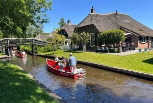 Desde Ámsterdam: excursión de un día a Giethoorn con recorrido por los canales y el pueblo