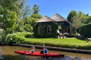 Desde Ámsterdam: excursión de un día a Giethoorn con recorrido por los canales y el pueblo