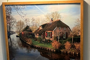 Desde Ámsterdam: tour en grupo reducido a Giethoorn con paseo en barco