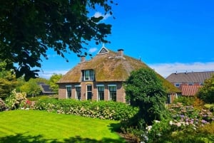 De Amsterdã: Excursão a Giethoorn e Zaanse Schans com barco pequeno