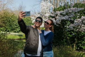 アムステルダム発 キューケンホフ公園とザーンセ・スカンス風車ツアー