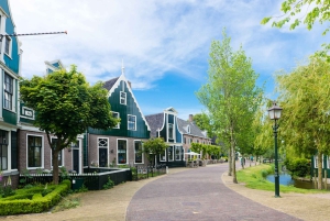 Z Amsterdamu: Wiatraki Zaanse Schans Tour po hiszpańsku