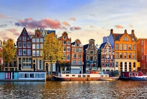 From Brussels: Day Trip to Amsterdam with Canal Boat Cruise