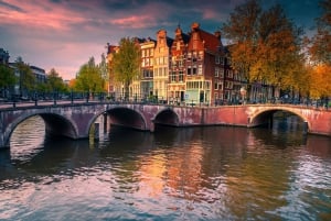 From Brussels: Day Trip to Amsterdam with Canal Boat Cruise