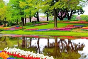 Fra Haag: Privat sightseeingtur til Keukenhof