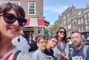 Amsterdam Jordaan Tour en italien (Maison d'Anne Frank)