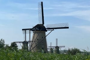 Visite des moulins de Kinderdijk, de la ville de Delft et de l'usine Delft Blue