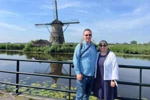 Visite des moulins de Kinderdijk, de la ville de Delft et de l'usine Delft Blue