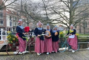 Visite des moulins de Kinderdijk, de la ville de Delft et de l'usine Delft Blue