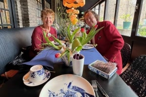 Visite des moulins de Kinderdijk, de la ville de Delft et de l'usine Delft Blue