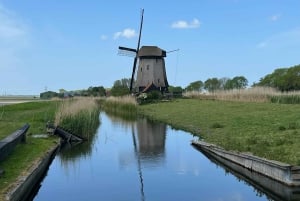 Visite des moulins de Kinderdijk, de la ville de Delft et de l'usine Delft Blue