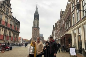 Visite des moulins de Kinderdijk, de la ville de Delft et de l'usine Delft Blue