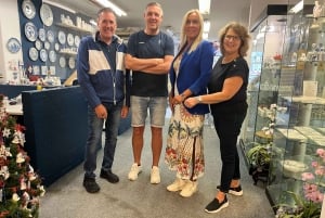 Visite des moulins de Kinderdijk, de la ville de Delft et de l'usine Delft Blue