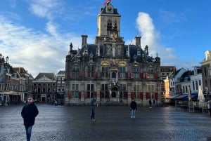 Visite des moulins de Kinderdijk, de la ville de Delft et de l'usine Delft Blue